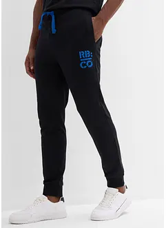 Pantaloni da jogging con dettagli a contrasto, bonprix