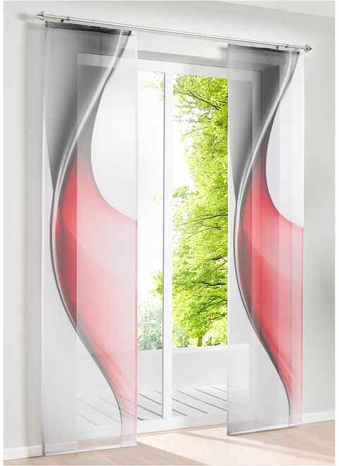 Exclusive Home Metallic Modo-Tenda a Pannello con Occhielli, Poliestere, Indaco, 54x84, 2 unità