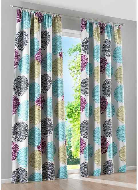 Leeva Tende Oscuranti A Pannelli Geometrici 132x244 Cm (2 Pezzi) - Tessuto 100% Poliestere, Efficienza Energetica - 4