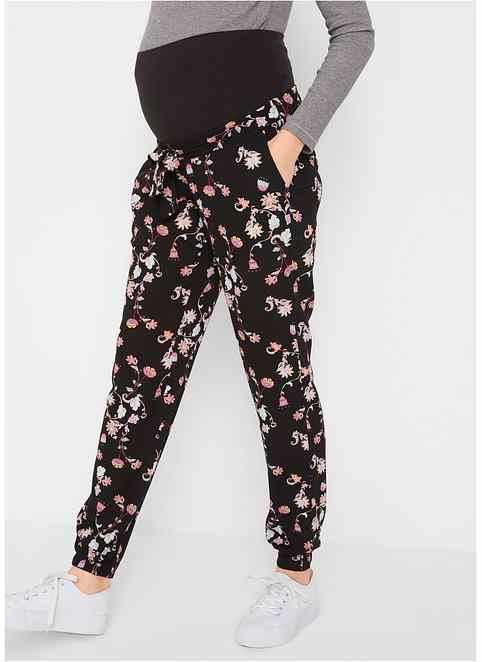 Pantalone premaman in denim stretch con fascia alta in vita - Prénatal