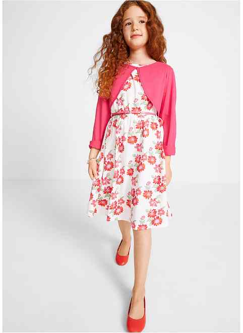 Abito Manica Lunga In Caldo Cotone Bambina MIMOSA CAMELIA1 - Foto 9