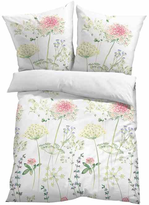 Completo letto in flanella Magnolia Verde Matrimoniale | Leroy Merlin