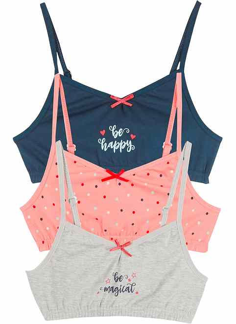 Reggiseni Sportivi In Cotone Per Bambine - Pack Da 7, Canottiere Senza Ferretto, 4-16 Anni - Foto 3