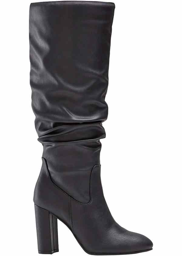 Stivali molto femminili con tacco a blocco trendy - Kaki