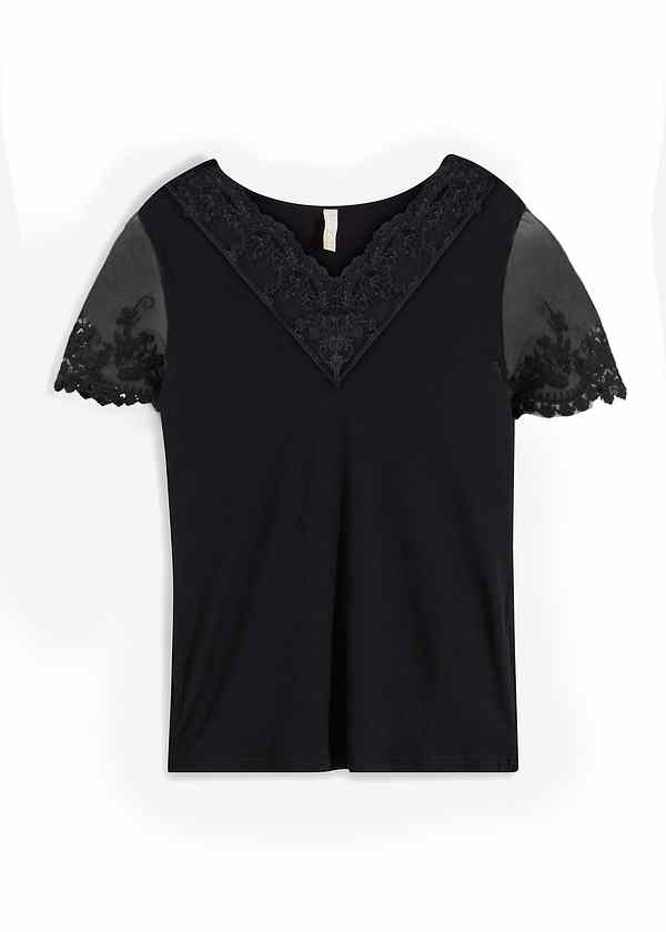 Maglie con cheap pizzo bonprix