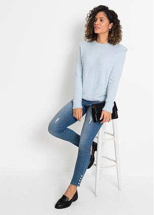 Vicolo Maglione nero con spalline volant - Calibro Shop