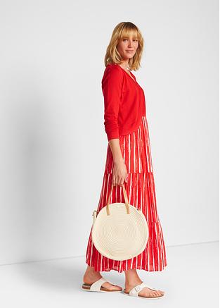 Incantevole bolero chiuso da un gancetto - Fragola