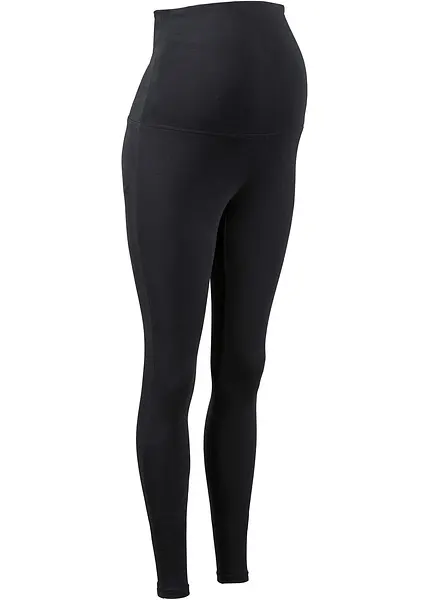 Confortevoli leggings prémaman in jersey Nero