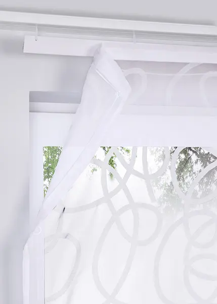 Tenda A Pacchetto Yaland 70x140cm - Semitrasparente Con Chiusura Velcro, Stile Rustico | Colore Sabbia - Foto 11