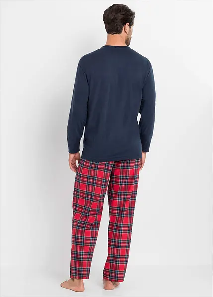 Pigiama Bambino A Maniche Lunghe – Rosso E Blu – Taglia 4-5 Anni - 5