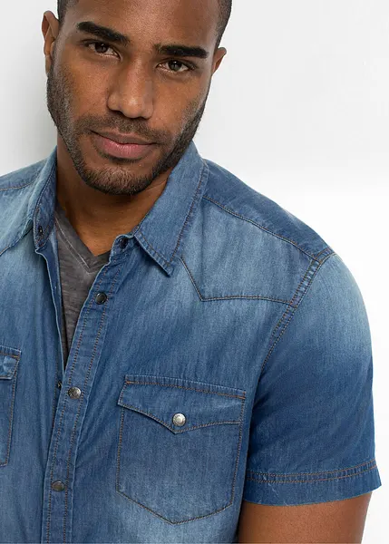 Shorts Jeans E Camicia Pantaloni Corti Camicia Bianca E Bermuda