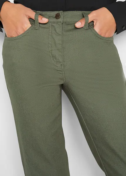DIYIOUZHOU Pantaloni dritti da donna, semplici, sottili, estivi, con