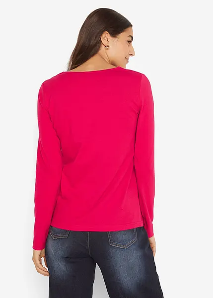 TOM TAILOR Pacco Da 2 Maglie A Maniche Lunghe Uomo – Jersey Elasticizzato, Vestibilità Regular, Girocollo, Stampa Frontale