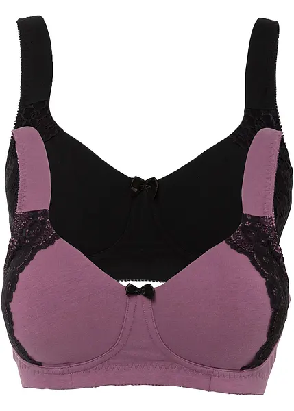 Reggiseno Minimizer In Pizzo Grandi Taglie - Allacciatura Frontale, Ferretto, Taglie 34C-38G, Comfort Giornaliero - Foto 3