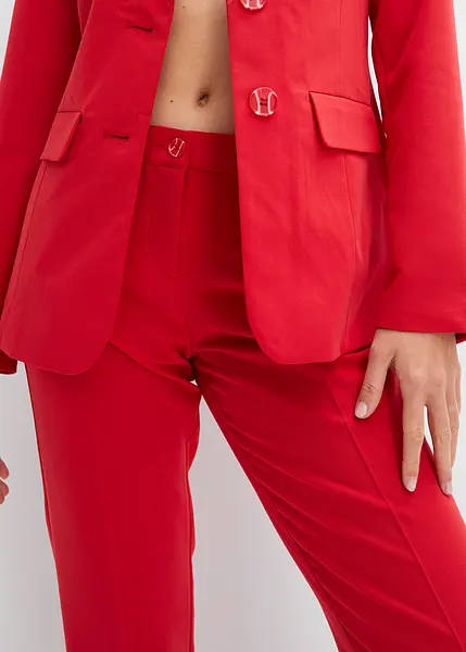 Tailleur moderno con pantaloni in misto viscosa