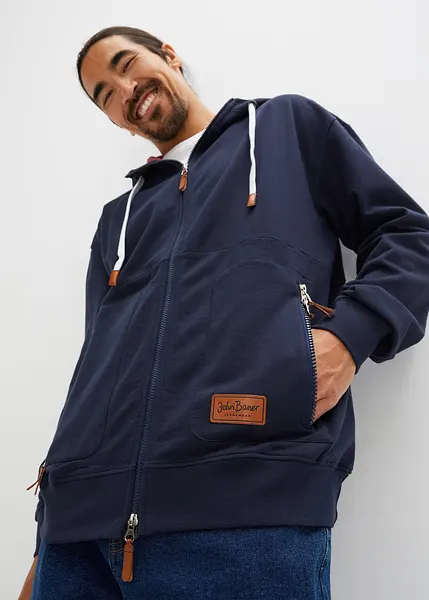 Just Cavalli Felpa Chiusura Zip con Cappuccio uomo - Glamood Outlet
