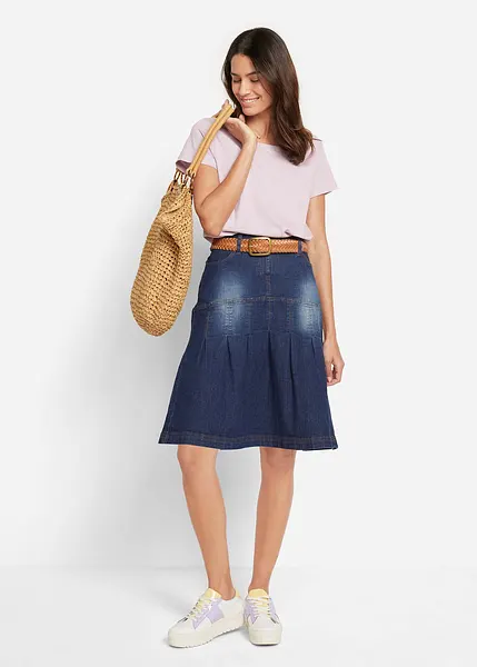 Cocoarm Gonna Di Jeans Da Donna Gonne Di Jeans A Tinta Unita Gonna - Foto 6