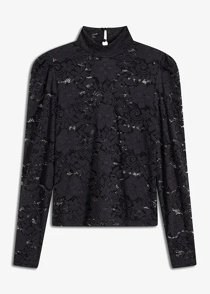 bonprix maglia in pizzo maniche lunghe