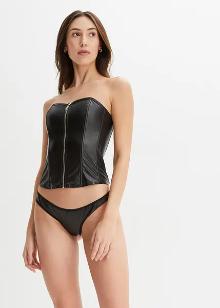 Crossdresser Body Roland Mouret Abito Corsetto Nero/bianco