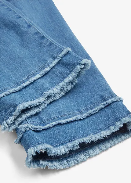 Comodi jeans cropped, perfetti per lo smart working Azzurro