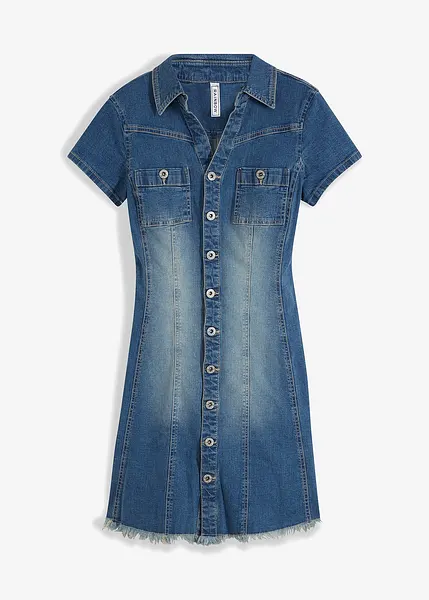 Abito in jeans con bottoni