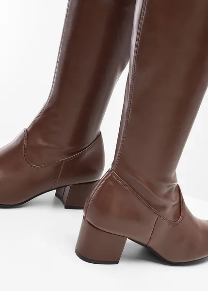 RIVER ISLAND Stivali Donna Marroni Frange Camoscio (EU 40