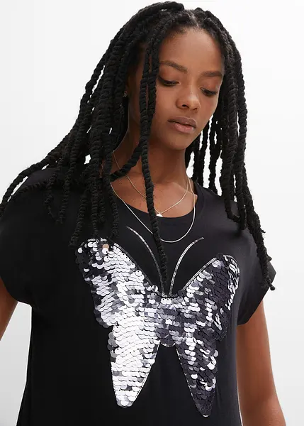 Maglia trendy con paillettes