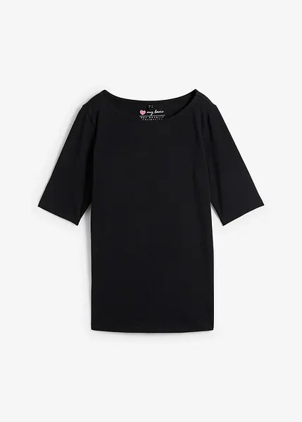 Mezza Manica T Shirt Ragazza Moda Maglia Semplice A Mezze