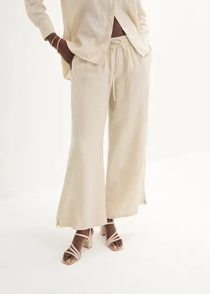 Bonprix pantaloni lino discount