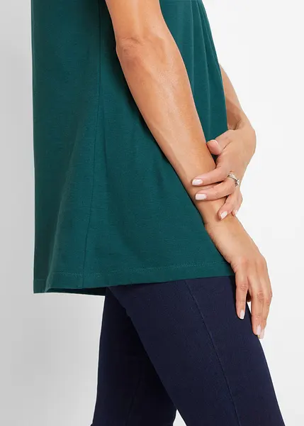 Top elegante con pieghe