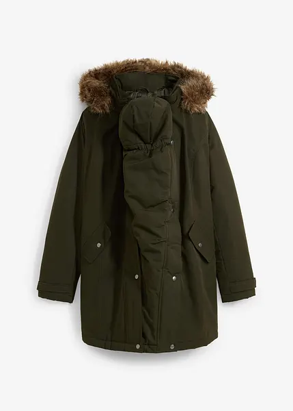 Giacca prémaman tecnica con inserto babywearing e coulisse