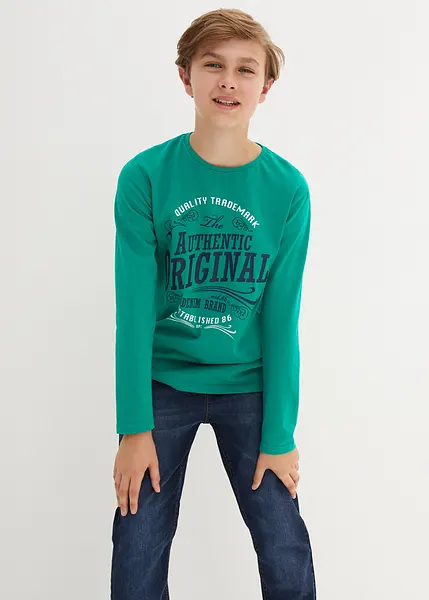 Leatt Maglia a Maniche Lunghe Uomo - Premium - jungle