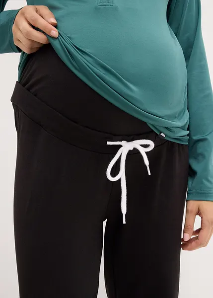 Pantaloni prémaman sportivi in confezione doppia