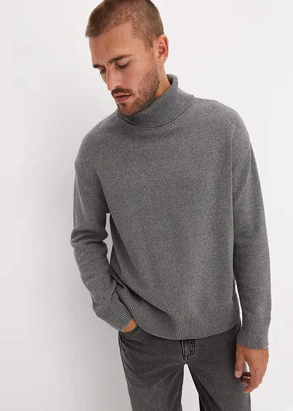 Oxmo OXCATHY ROLLNECK - Maglione - dark grey/grigio Oxmo OXCATHY ROLLNECK - Maglione - dark grey/grigio