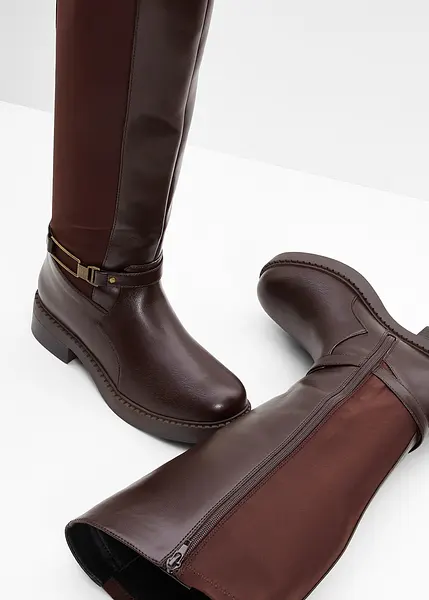 HUSKSWARE Stivali invernali da donna e ragazza, impermeabili, con calda imbottitura, invernali, a gambo corto, colore nero, marrone, 37-41 EU, E03 marrone, 39 EU