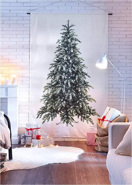 5 Ghirlande Tinsel Bianco Per Albero Di Natale - Decorazioni Lucenti Festive - Foto 8