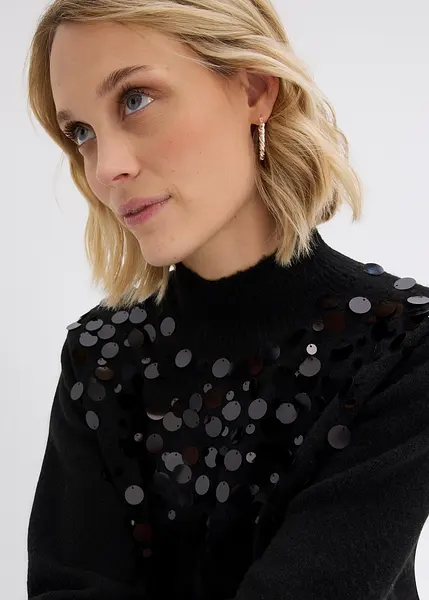 Oltre DOLCEVITA CON STRASS - Maglione - grigio