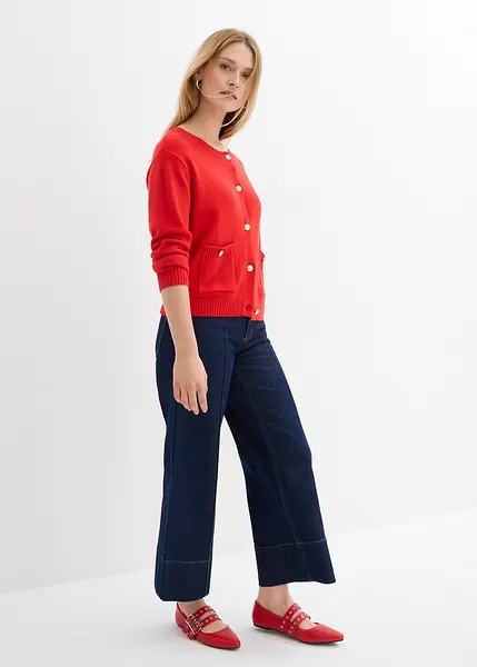 GRECERELLE Cardigan Leggero Da Donna, Lungo, Con Tasche E Bottoni O 505729