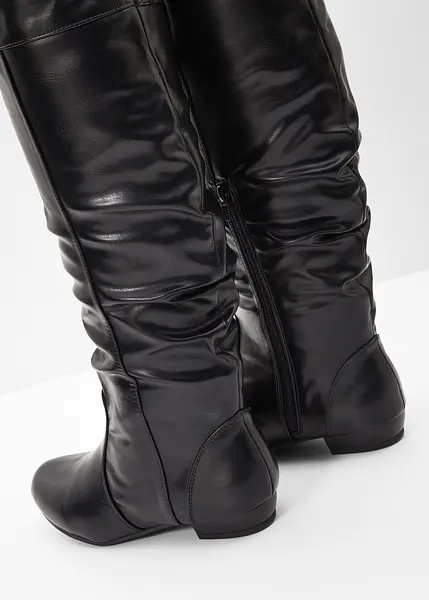 Stivali cuissard casual della RAINBOW Nero