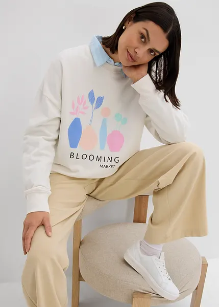 Felpa da donna oversize patchwork girocollo a maniche lunghe pullover top autunno maglione alla moda casual fluida felpa plissettata mini abito, Marina Militare, XXL