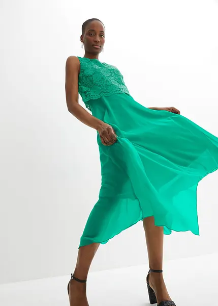 Chiffon Abito Lungo Bonprix Bellissimo Abito Da Sera Con Corpino