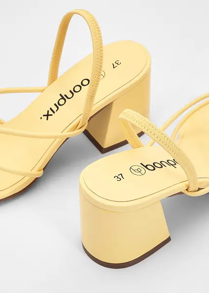 Tacco Alto Giallo L'ARIANNA Sandali DS1610 Donna In Pelle Stampata
