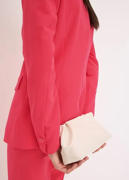 Tailleur moderno in misto viscosa Fucsia rosa, Regular