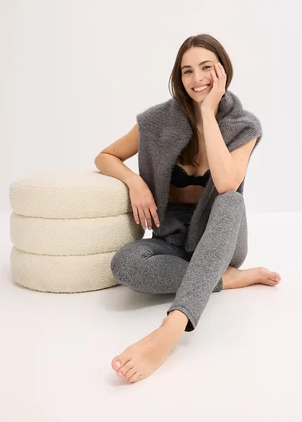 Leggings Termici Invernali Da Donna Foderati In Pile – Vita Alta Modellante – Caldi Fino A -20°C – Rosso Vivo Taglia M