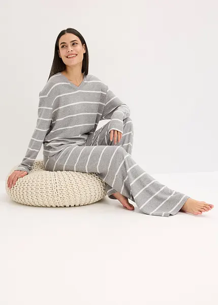 Tuta Da Casa In Cotone Per Donna – Pigiama Con Maniche Larghe E Pantaloni Lunghi, Leggero E Morbido Per Il Tempo Libero