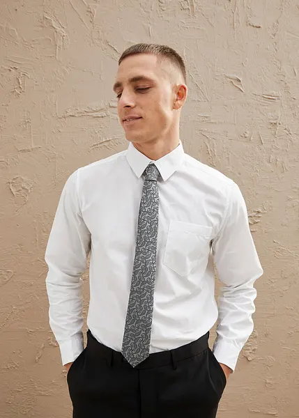 Cravatta Camicia Sotto Maglia Completo Classico, Pantaloni Con