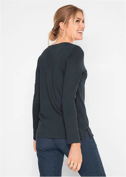 GORGLITTER Maglietta da donna a maniche lunghe, casual