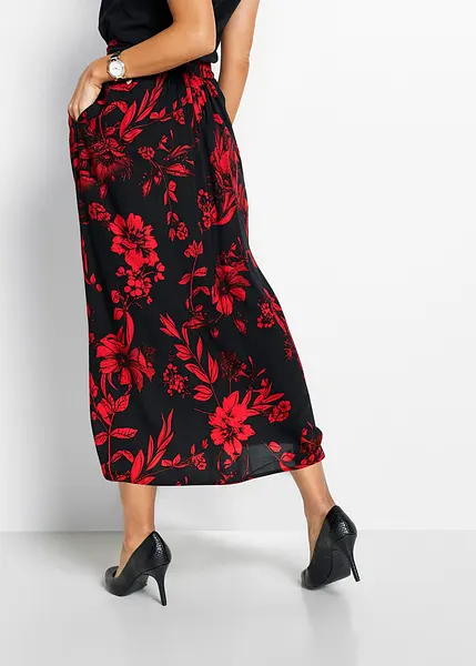 Gonna rossa in maglia, Rosso - Sisley