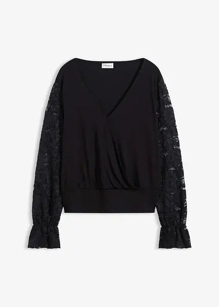 Bella Maglia Donna Girocollo A Maniche Corte – Lunga In Vita, 100% Cotone, Taglia XL (Erica Scura)