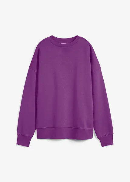 Felpa da donna alla moda sfumata girocollo casual a maniche